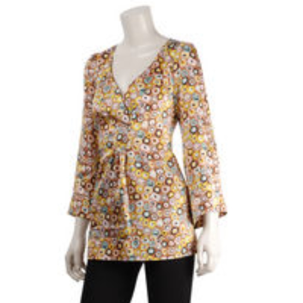 DIANE von FURSTENBERG CLAUDE TEA CAKES TUNIC - 10